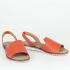 Sandale dama piele naturala DiAmanti Roxanne portocalii